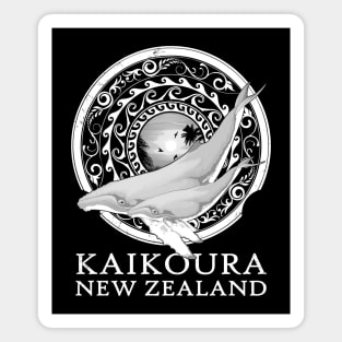 Humpback whales Shield of Kaikoura New Zealand Magnet